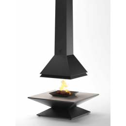 Островной дровяной камин CANDLE 120 Openfire