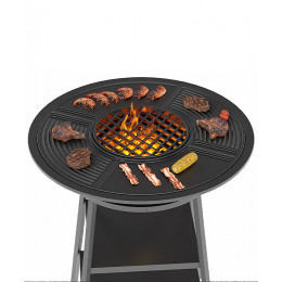 Чугунный Fantastic Grill Везувий ? 700 (чаша+подставка+плита Gurman ?700+крышка)