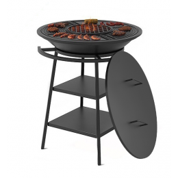 Чугунный Fantastic Grill Везувий ? 700 (чаша+подставка+плита Gurman ?700+крышка)